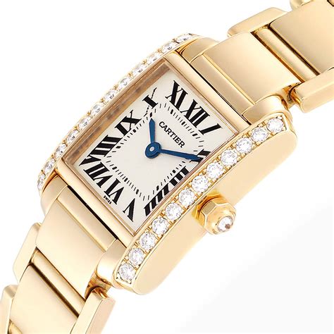 cartier watch woman|Cartier women's watch with diamonds.